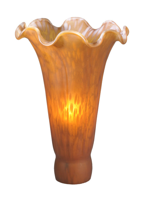 Meyda Tiffany 10162 Amber Pond Lily Shade, 3" W x 5" H