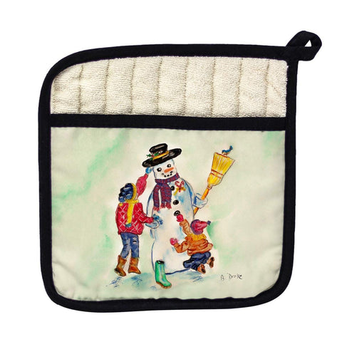 Betsy Drake PT903 Snowman Pot Holder