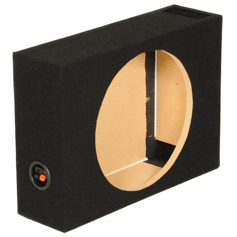 Q Power SHALLOW112 Single 12" Vented Shallow Subwoofer Sub Box Enclosure