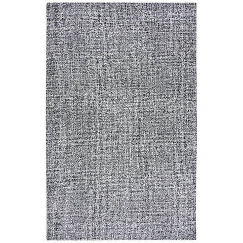 Overstock London Abstract/Tweed Wool Hand-Tufted Rug Charcoal 10' x 14' 10' x 14' Indoor Rectangle