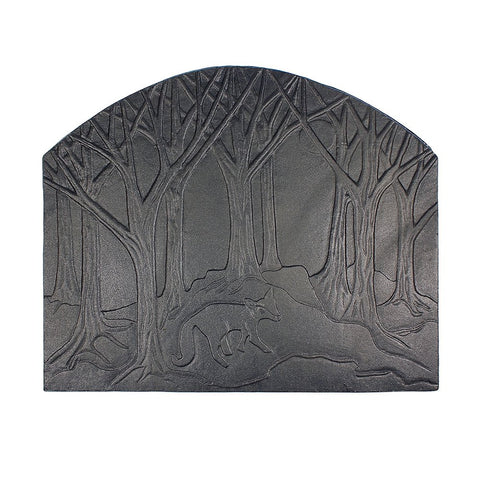 Minuteman International Forest Fox Cast Iron Fireback