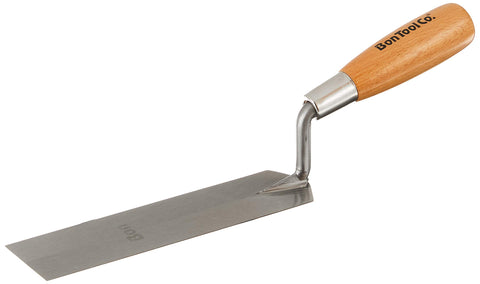Bon 11-632 Margin Trowel for Brick, Block and Stone Masonry - Carbon Steel 8-inch X 2-inch Xl Wood Handle