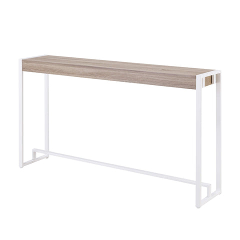Holly & Martin Macen Console Tables Online - Mocha Gray with White Tables