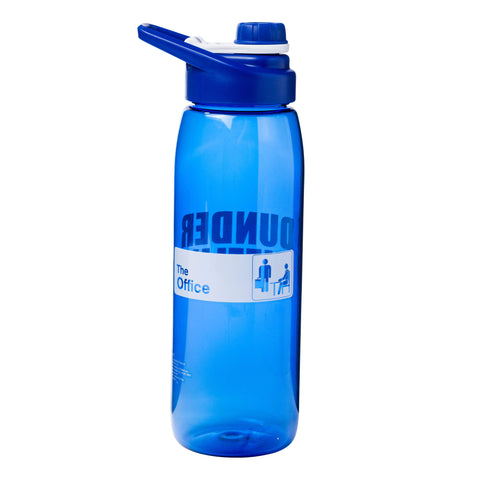 Silver Buffalo The Office Dunder Mifflin Paper Company Logo Water Bottle, Screw-On Lid, 28 Ounces