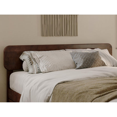 AFI, Florence Queen Solid Wood Headboard, Walnut
