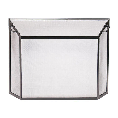 Minuteman International S-54 Contemporary Fireplace Spark Guard Screen, 40 x 30-in