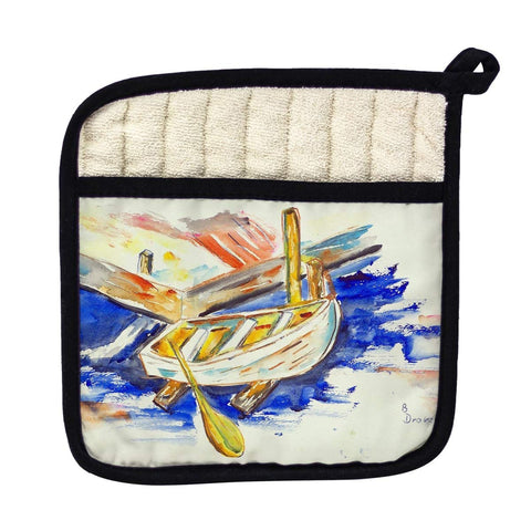 Betsy Drake PT140 Betsys Row Boat Pot Holder