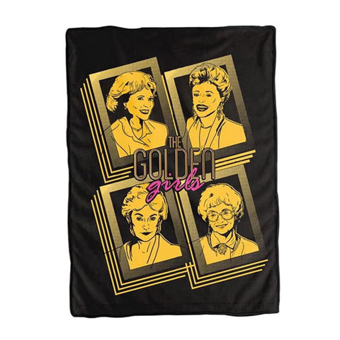 JUST FUNKY The Golden Girls 45 x 60 Inch Fleece Throw Blanket