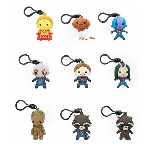 Marvel Guardians of the Galaxy (GOTG) Vol. 3 3D Foam Bag Clip Series in Blind Bag