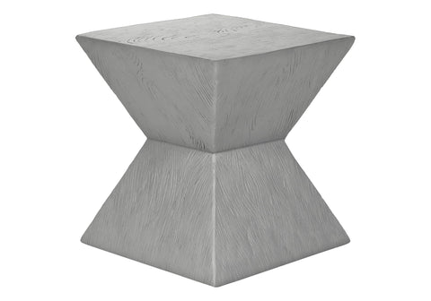 Monarch Specialties I 4125 Accent Table, 25" H, Indoor Or Outdoor, Side Table, End, Nightstand, Bedroom, Living Room, Grey, Contemporary, Modern