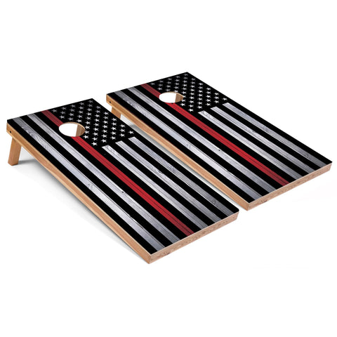 Skip's Garage USA Thin Red Line All-Weather Cornhole Boards - PVC - NO Accessories