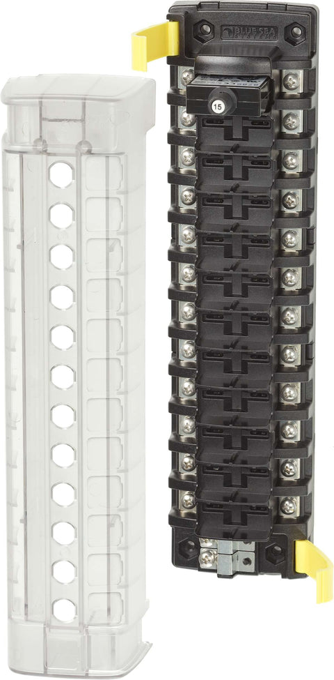 Blue Sea - 5051-BSS Circ Brkr Block ST CLB 12circ Ind (1EA)