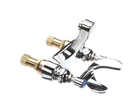 T&S Brass B-0890 Medical Deck Mount Mixing Faucet, Brass / Antique Brass