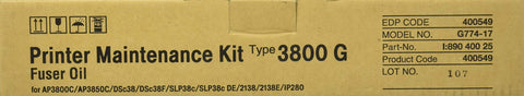Ricoh - Maintenance Kit Type 3800G 400549