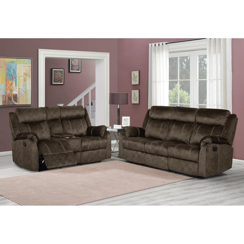 Global Furniture USA U7303 Coffee Table Reclining Console Table with Storage Modern Living Room Furniture 2-Piece Set