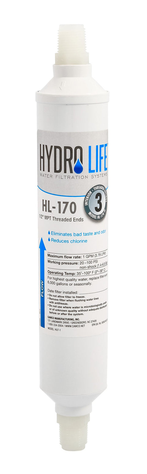 Hydro Life 52117 HL-170 TF Replacement Filter , White , Standard