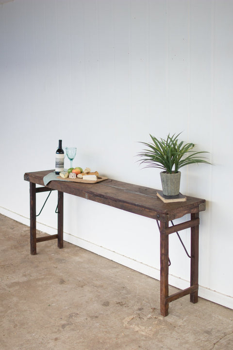 Kalalou NGN1189 Console Table, Brown