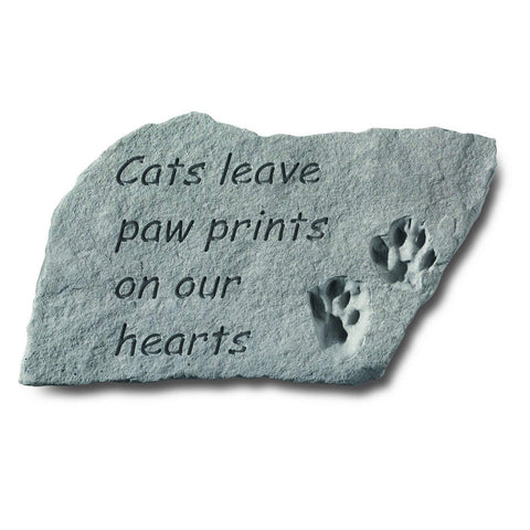 Kay Berry Cats Leave Pawprints On Our Hearts… Decorative Stones, Multicolor
