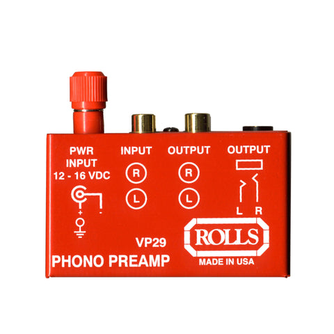 rolls Phono Preamp, Red (VP29)