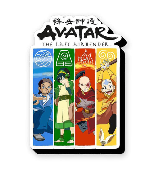 AQUARIUS Avatar Elements Funky Chunky Novelty Magnet for Refrigerator, Locker, Whiteboard & Game Room Officially Licensed Merchandise & Collectibles
