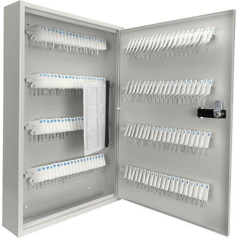 Barska Wall Mount Key Cabinet with Combination Lock – Cabinet Organizer with Numbered Hooks and White Tags for Home, Office, or Business