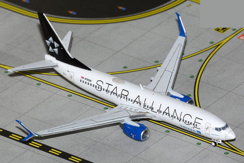 GeminiJets GJUAL2312 United Airlines Boeing 737-800 Star Alliance N76516; Scale 1:400