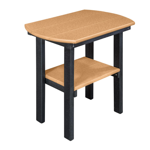 American Furniture Classics Model 516ARB Fan Back Balcony Glider in Aruba Blue with a Black Base Made in the USA