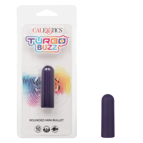 CalExotics Turbo Buzz Rounded Mini Bullet - Purple