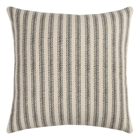 Rizzy Home | T11038 | Cover Only Decorative Pillow | 20"x20" Gray/Neutral/Brown