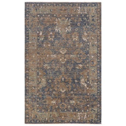 Alora Decor Intrepid 5' x 8' Classical Charcoal/Beige/Ivory Hybrid Area Rug