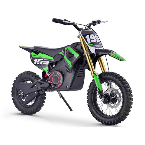 MotoTec 36v Pro Electric Dirt Bike 1200w Lithium Green