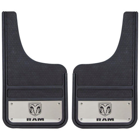 Plasticolor Ram Heavy Duty Front 12 X 23 Mud Guards, 12" x 23" Front Mud Guards (001835R01)