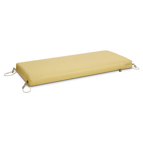 Duck Covers Weekend Water-Resistant Outdoor Bench Cushion, 48 x 18 x 3 Inch, Straw, Patio Furniture Cushions