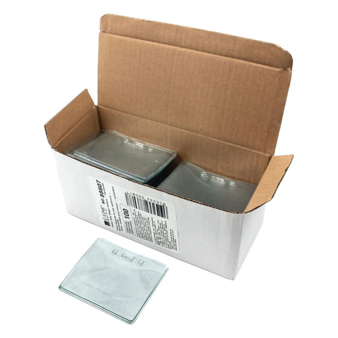 HEAVY DUTY BADGE HOLDER 100 PER BOX HORIZONTAL