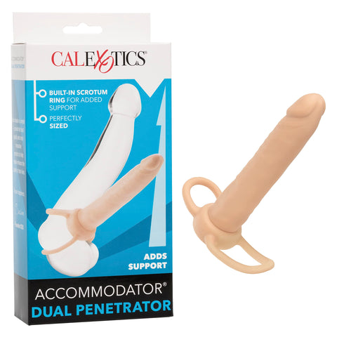 CalExotics Novelties Accommodator Dual Penetrator, Ivory