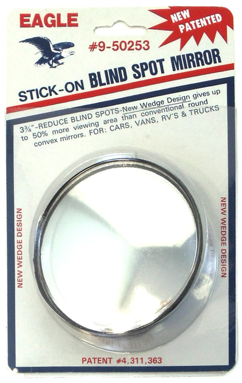 Barjan 050253 3.75 WEDGE ROUND SPOT MIRROR