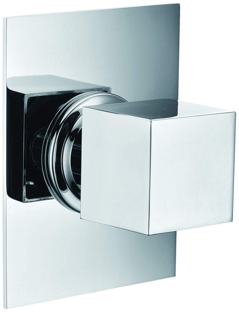 ALFI brand AB9209-PC Modern Square 3 Way Shower Diverter, Polished Chrome