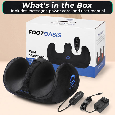 REATHLETE FOOTOASIS Foot Massager Machine with Heat | Foot and Calf Massager | Remote Control | Ultimate Feet Massager for Pain Relief and Circulation Boost | Deep Tissue Massager