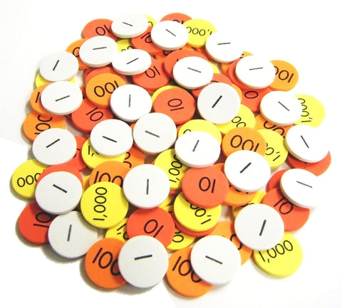 Teacher Created Resources Sensational Math™ Small-Group Set of Place Value Discs