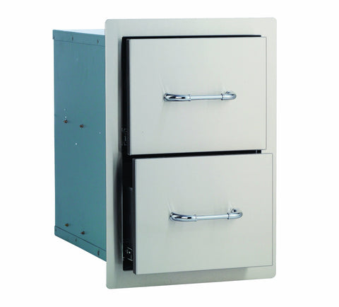 Double Drawer ? Stainless Steel
