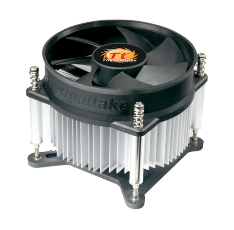 Thermaltake 7-bladed 92mm 4-Pins PWM Aluminum Extrusion CPU Cooling Fan for Intel Core i7/i5/i3 (Intel LGA 1200/1156/1155/1150/1151)CLP0556-B