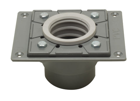 Alfi brand ABDB55 PVC Shower Drain Base with Rubber Fitting