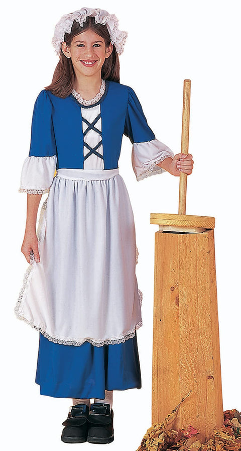 Rubies Colonial Girl Costume Dress for Kids, Girl's Medium