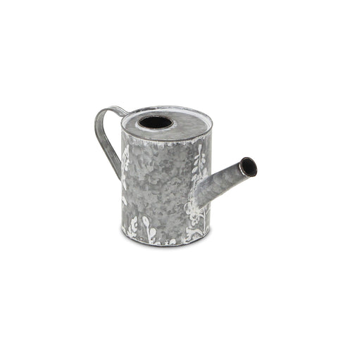 Marco Galvanized Garden Pattern Pitcher Decor - Small