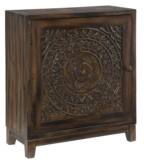 Powell Furniture Grace Accent Cabinet Dark Brown