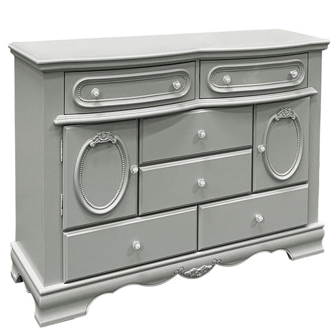 Acme Furniture Flora Dresser with Door, Gray