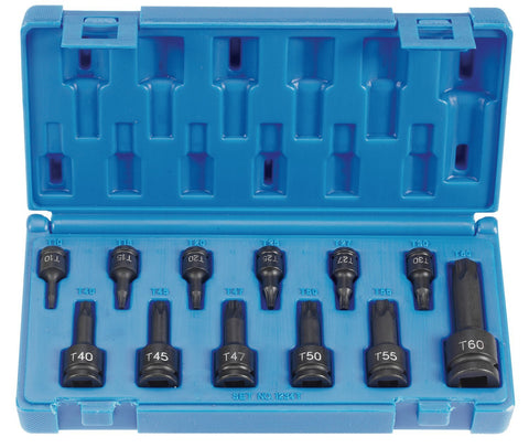 Grey Pneumatic Corp 1234T Drive Internal Star Set - 12 Piece
