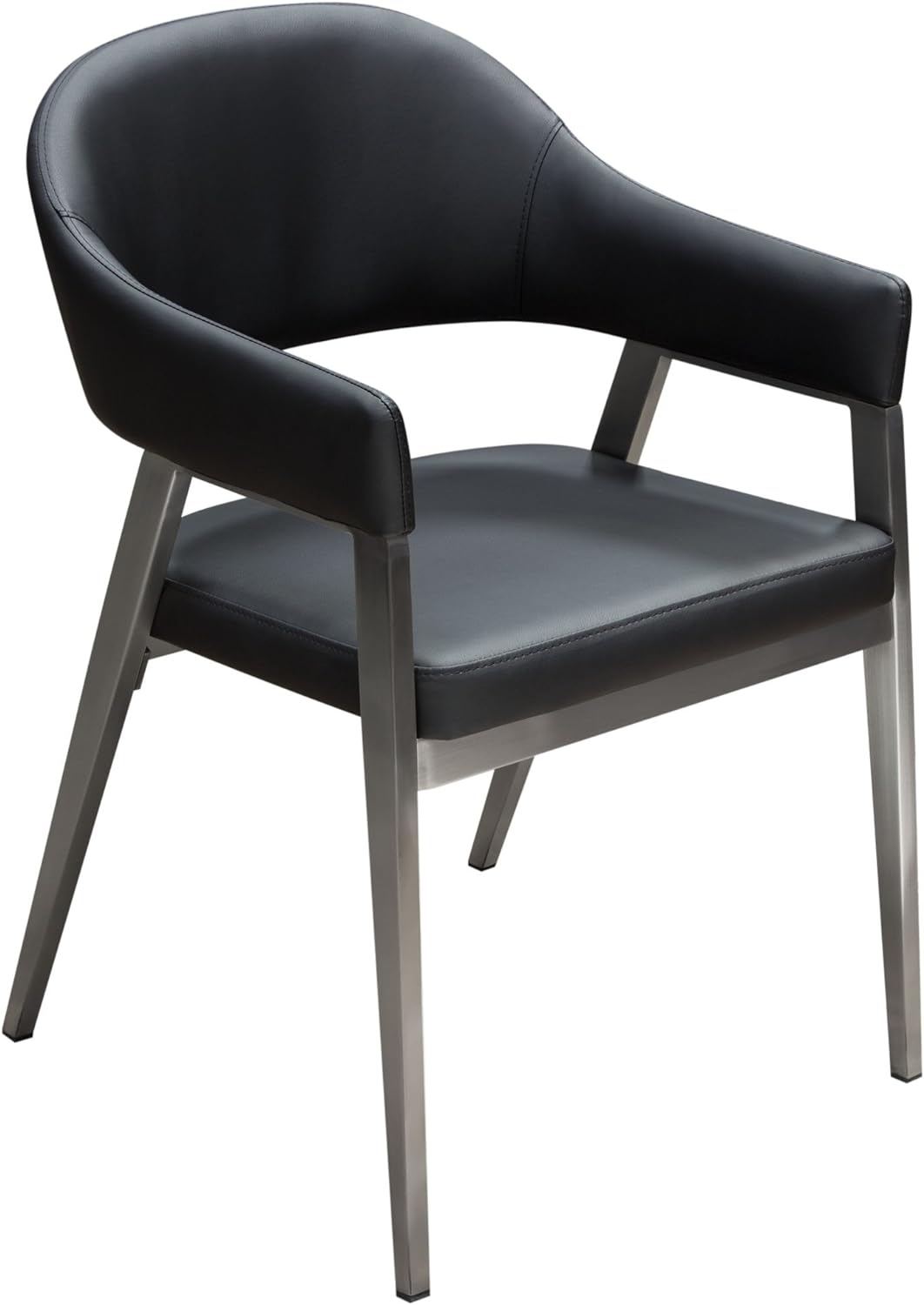 Diamond Sofa Adele Dining Chair in Black - Set of 2