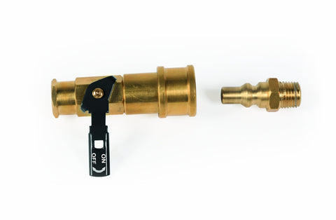Camco 59853 Propane Quick Connect Kit - Valve & Full Flow Plug