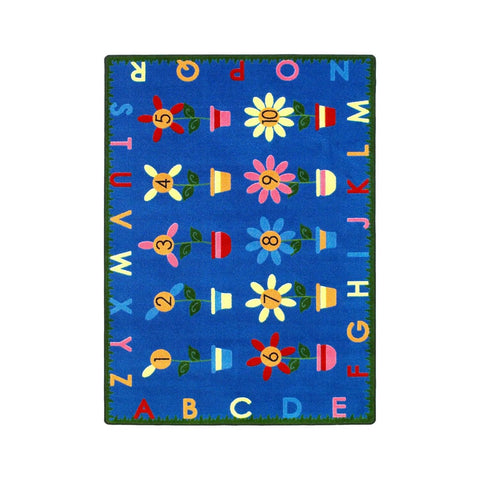 Educational Petal Pushers Kids Rug Rug Size: 3'10" x 5'4"